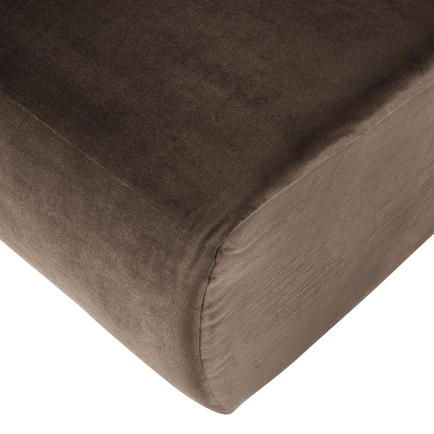 WOOOD Mojo Base 1-zits bank velvet Bruin