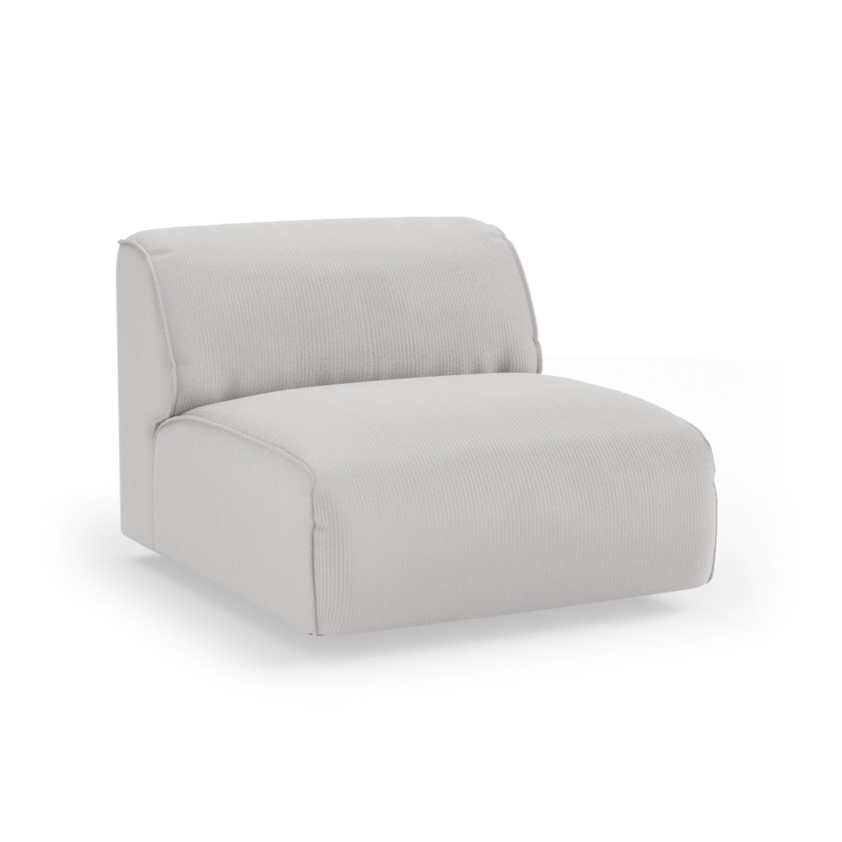 HKliving Flake bank middle Corduroy Rib Cream
