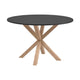 Kave Home Argo eettafel rond Ø120 cm Black/Natural