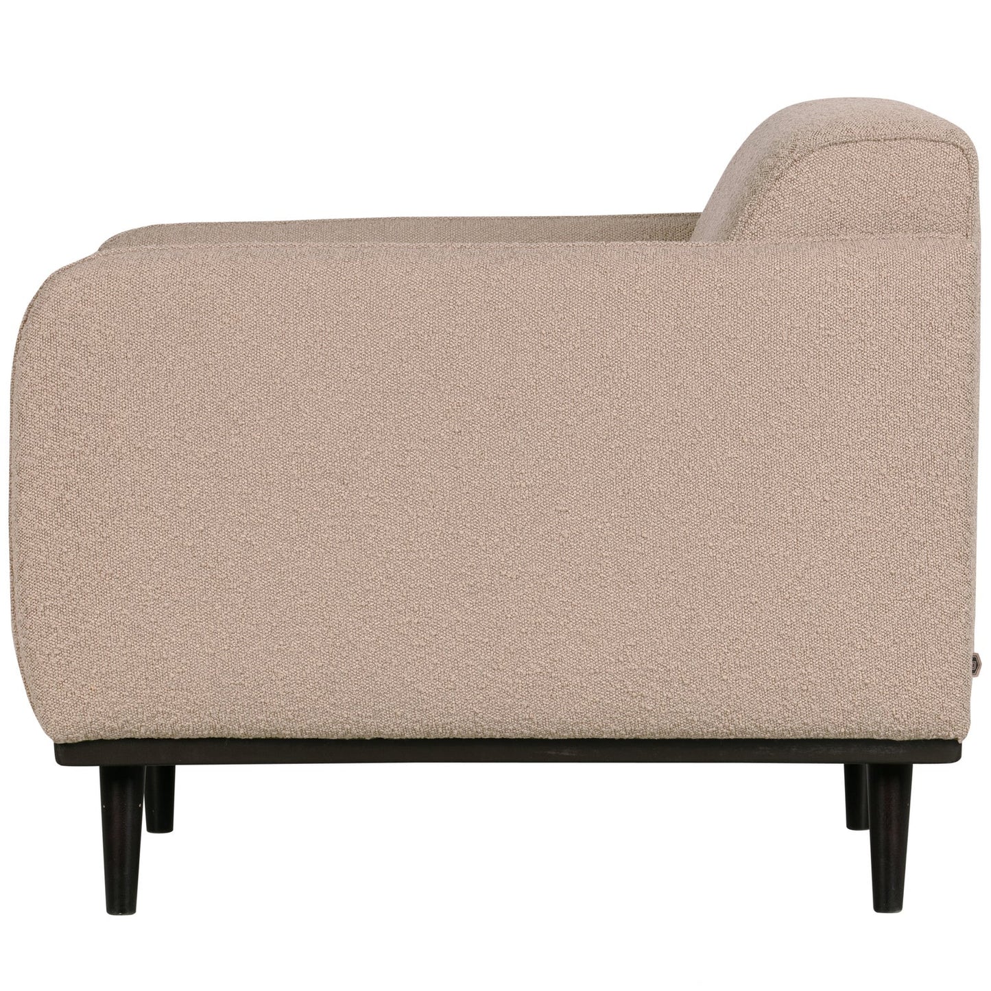 WOOOD Statement fauteuil met arm Bouclé Beige