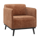 WOOOD Statement fauteuil met arm Chenille Velvet Terra