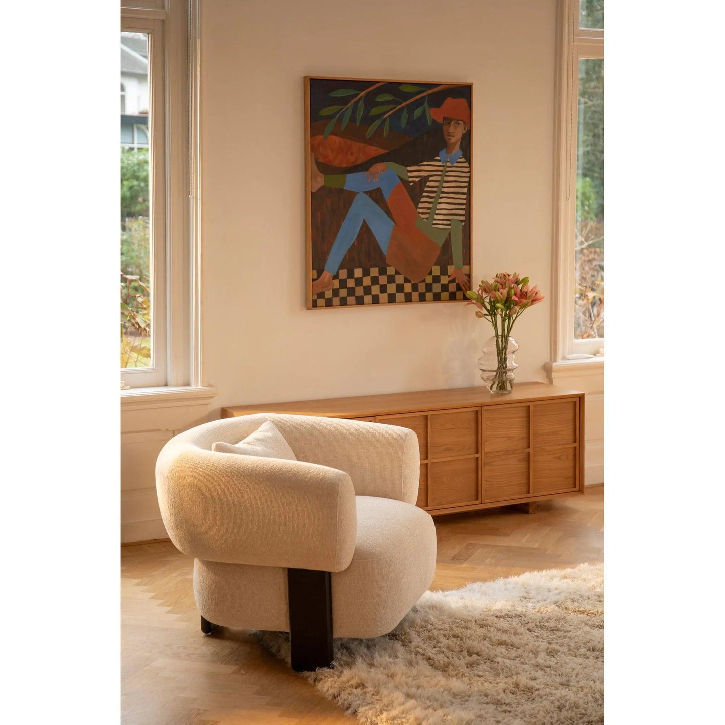 Zuiver Neil fauteuil Beige