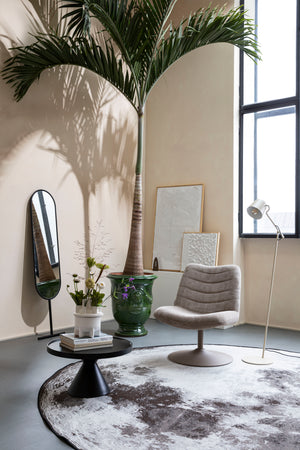 Zuiver Moon vloerkleed Ø280 cm Stone Grey