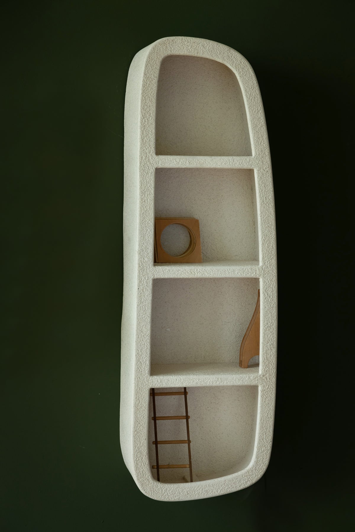 Dutchbone Veda wandkast 3 planken Beige