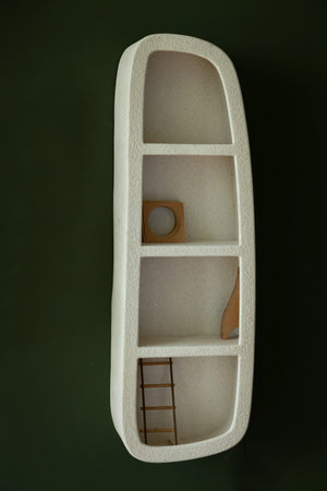 Dutchbone Veda wandkast 3 planken Beige