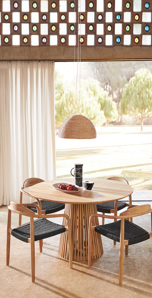 Kave Home Jeanette eettafel Ø120 cm Naturel