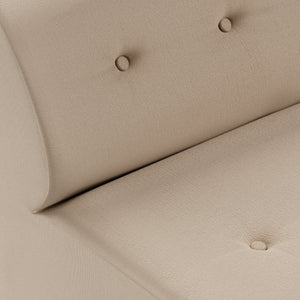 HKliving Vint bank middle Knotted Beige