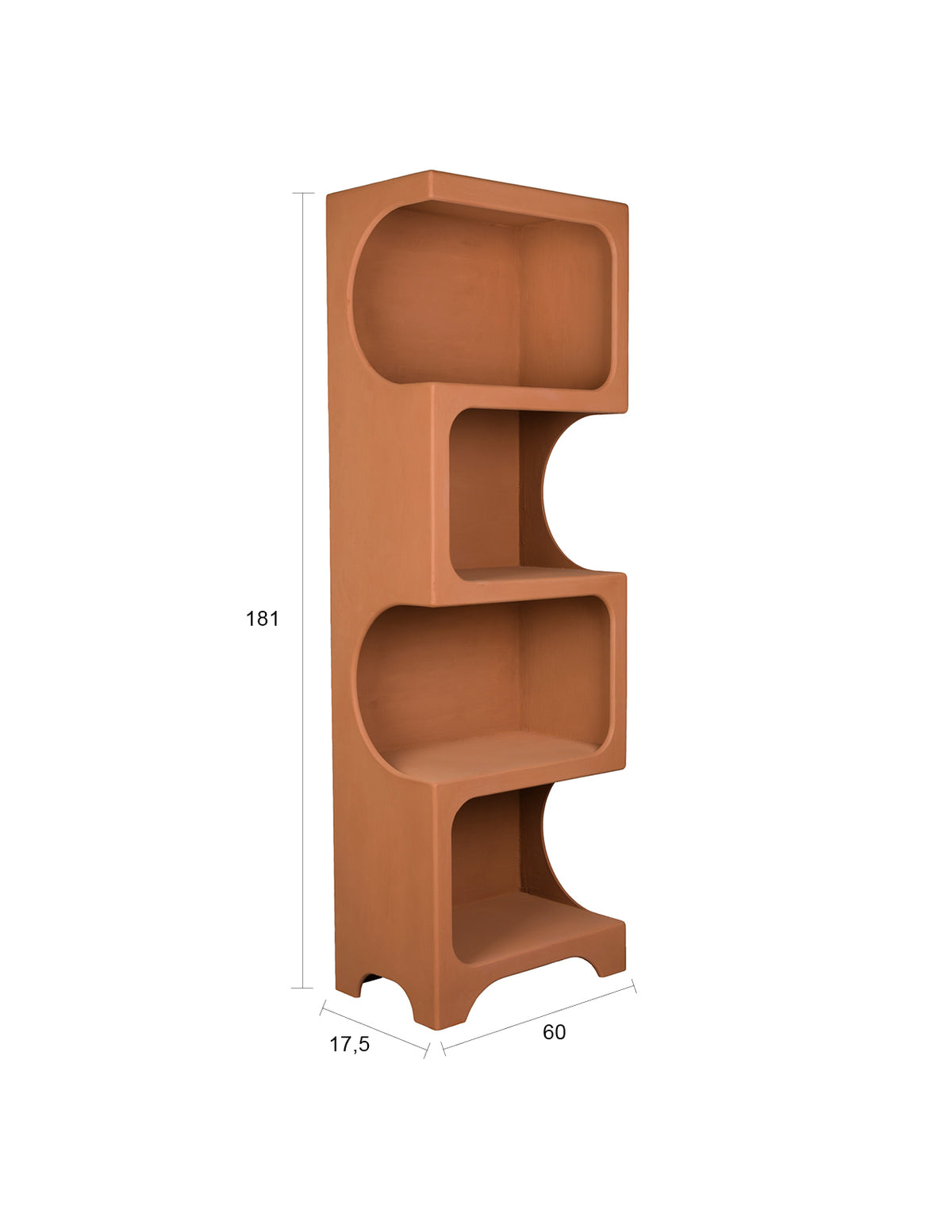 Dutchbone Dundee kast L Terracotta