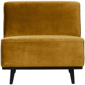 WOOOD Statement 1-zits element Velvet Honinggeel