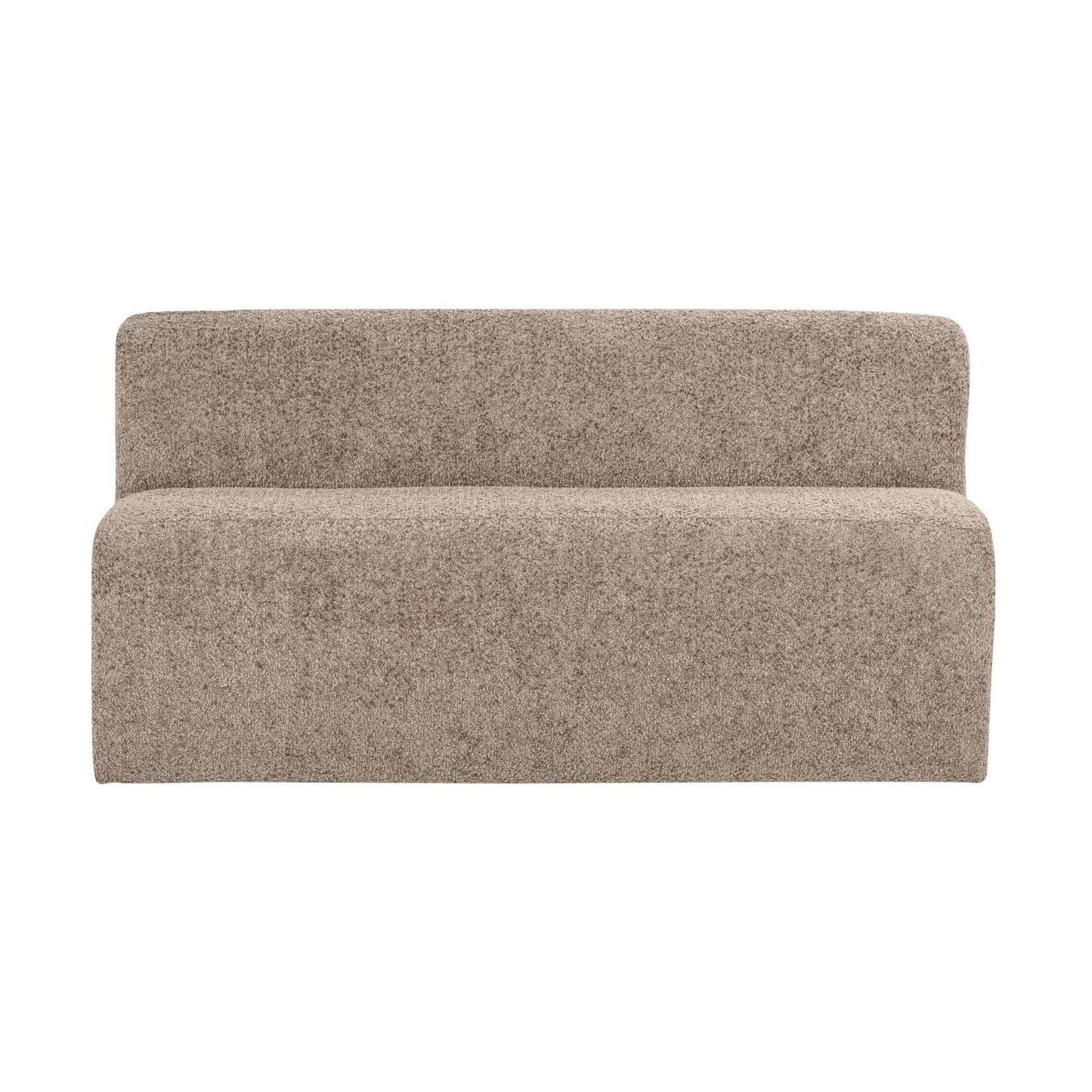 WOOOD Mojo Base eetkamerbank 164 cm wollig Donkerzand