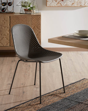 Kave Home Quinby tuinstoel Grijs