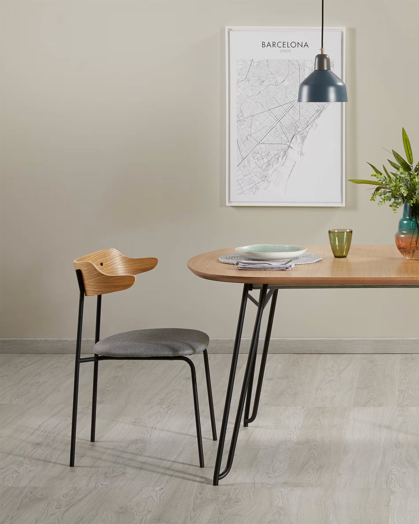 Kave Home Novac eettafel uitschuifbaar 140/220x90 cm