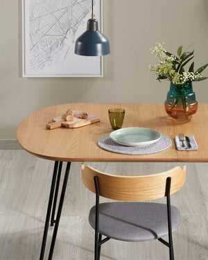 Kave Home Novac eettafel uitschuifbaar 170/320x100 cm