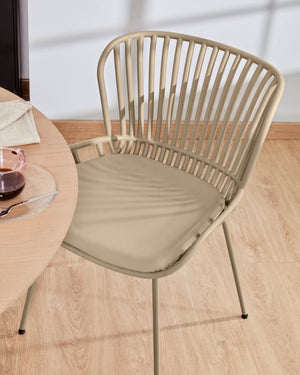 Kave Home Surpik eetkamerstoel Beige