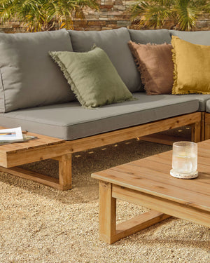 Kave Home Flaviina loungeset accaciahout