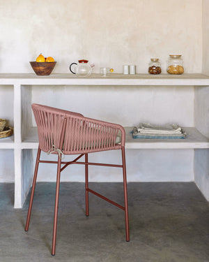 Kave Home Yanet barkruk H65 Terracotta