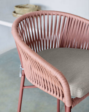 Kave Home Yanet barkruk H65 Terracotta