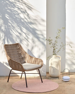 Kave Home Abeli loungestoel Beige