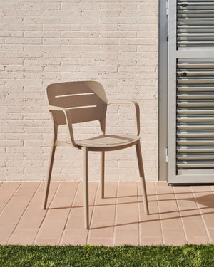 Kave Home Morella tuinstoel Beige