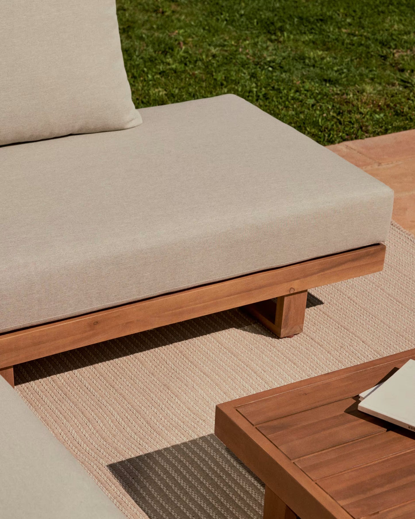 Kave Home Raco loungeset accaciahout