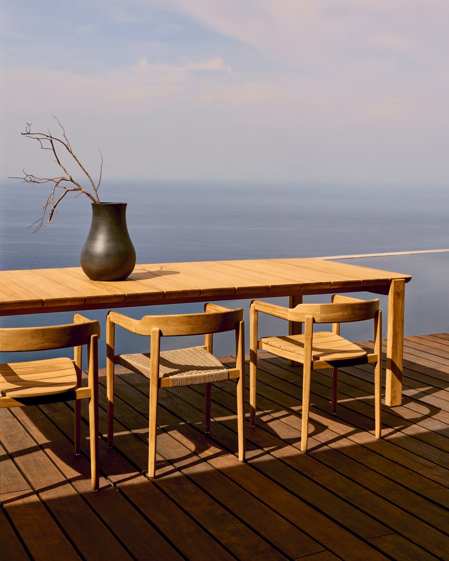 Kave Home Icaro tuintafel 280x112 cm teakhout