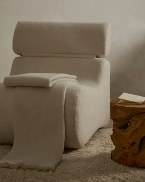 Kave Home Club fauteuil chenille Beige