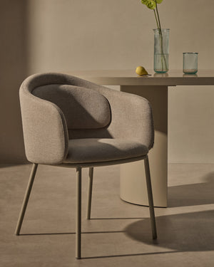 Kave Home Minda eetkamerstoel Beige