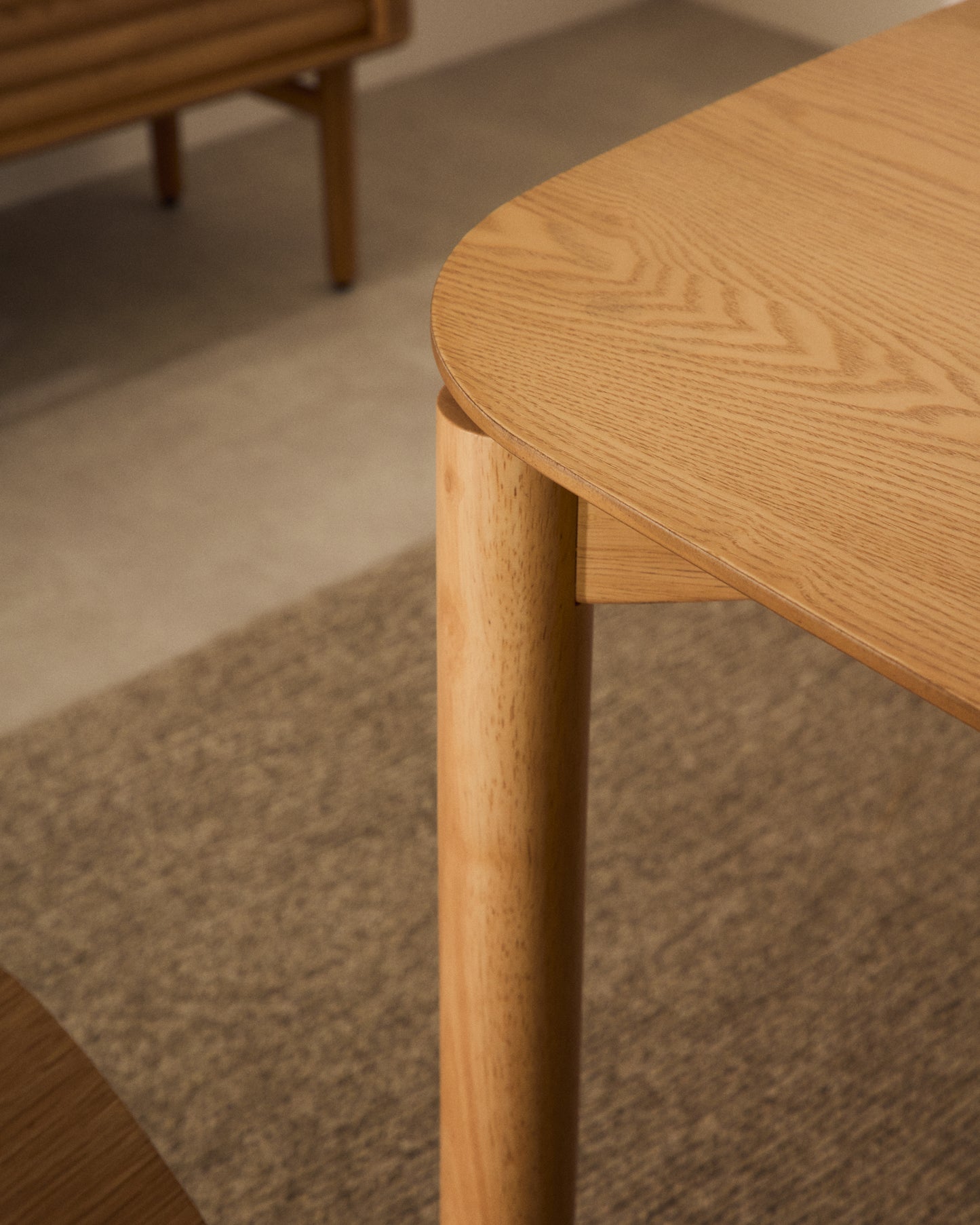 Kave Home Indara eettafel rechthoekig 160x90 cm Naturel