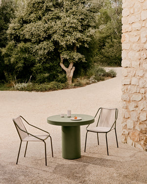 Kave Home Zivia tuinstoel Groen