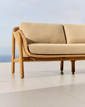 Kave Home Galea tuinbank 2-zits Beige