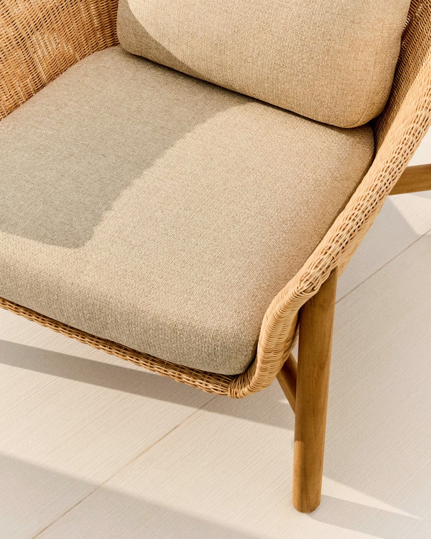Kave Home Galea tuinstoel Beige