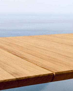 Kave Home Icaro tuintafel 220x102 cm teakhout