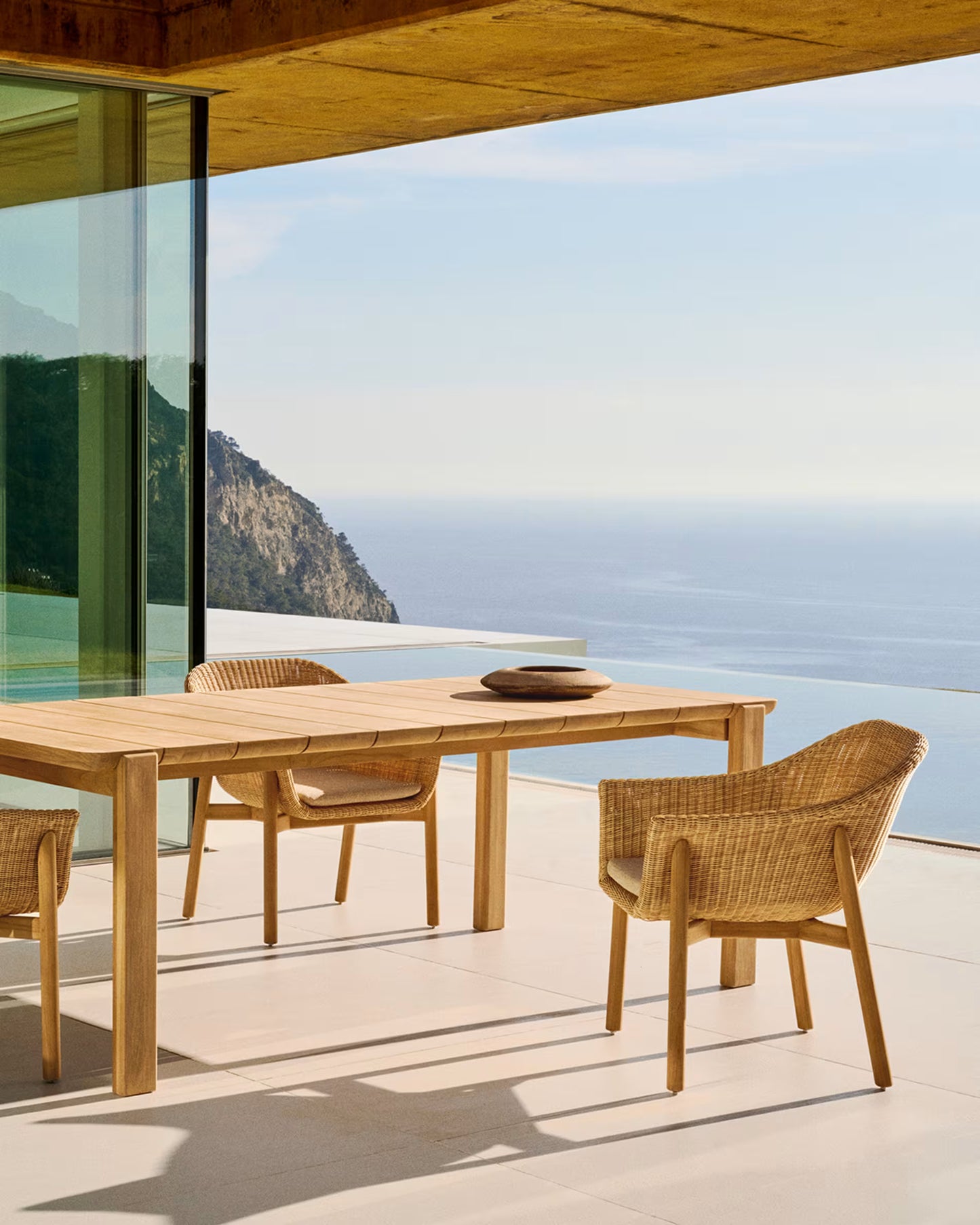 Kave Home Icaro tuintafel 220x102 cm teakhout