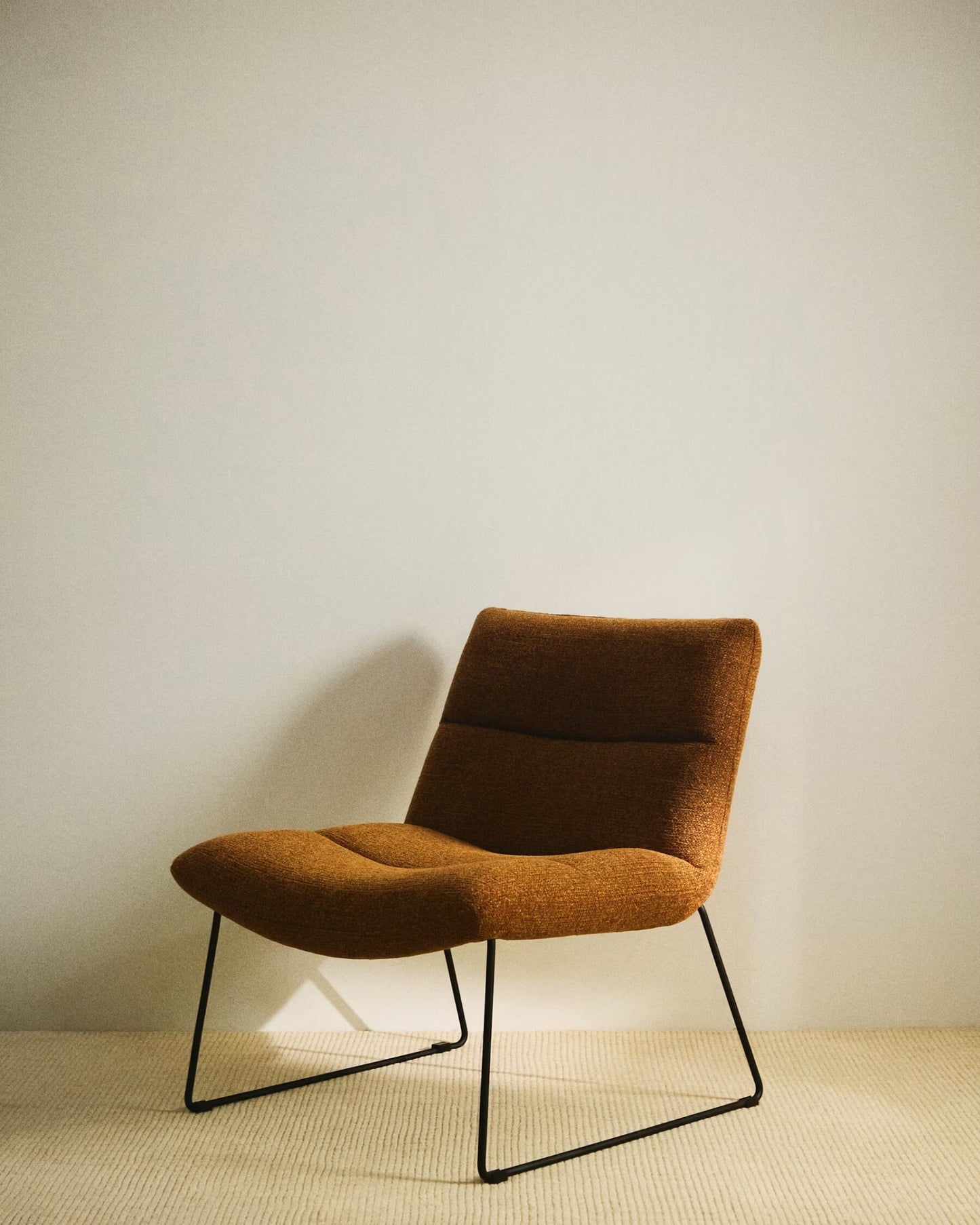 Kave Home Asen fauteuil chenille Terracotta