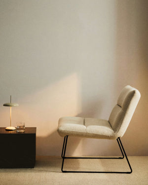 Kave Home Asen fauteuil chenille Beige