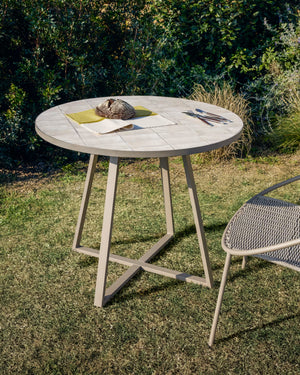 Kave Home Tella tuintafel Ø120 cm Beige