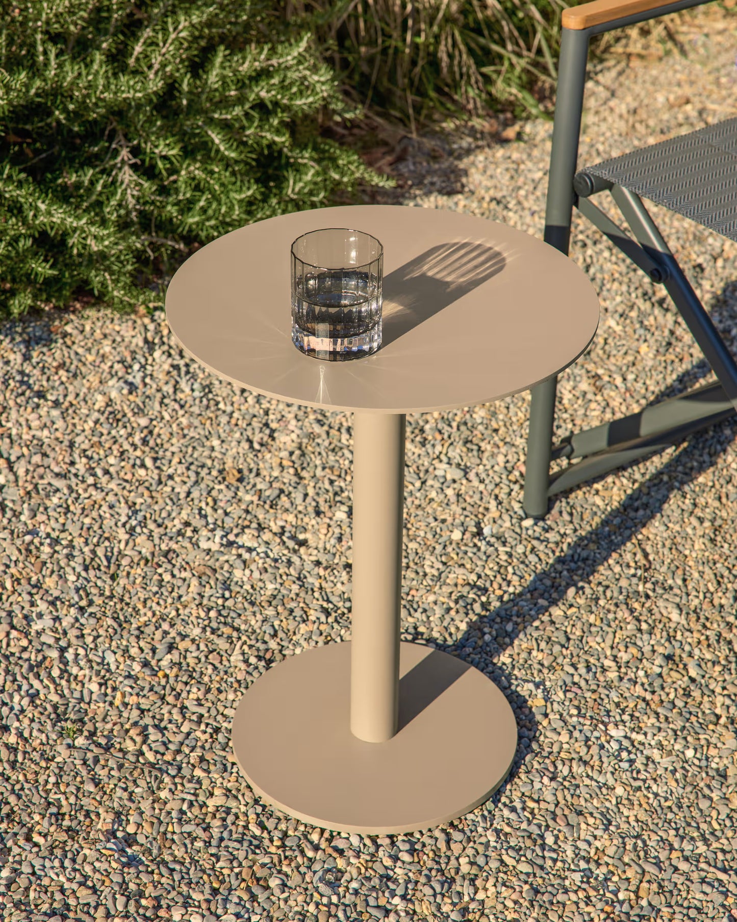 Kave Home Asinara bijzettafel Taupe
