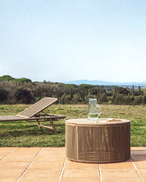 Kave Home Dandara bijzettafel Ø70 cm Beige