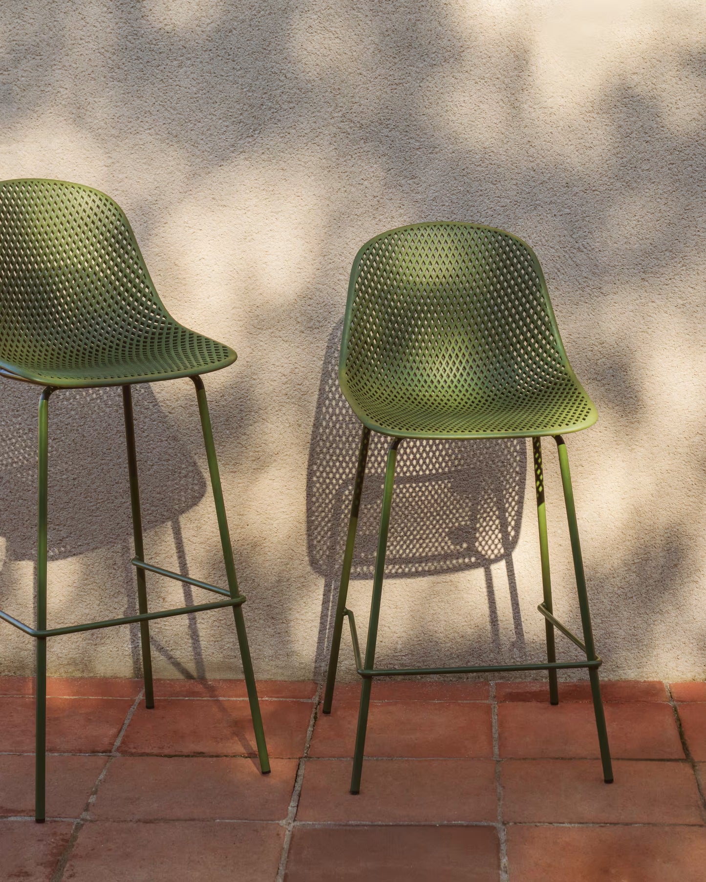 Kave Home Quinby barkruk H75 Groen