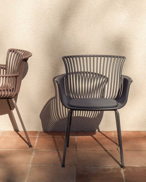 Kave Home Surpika tuinstoel Grafiet