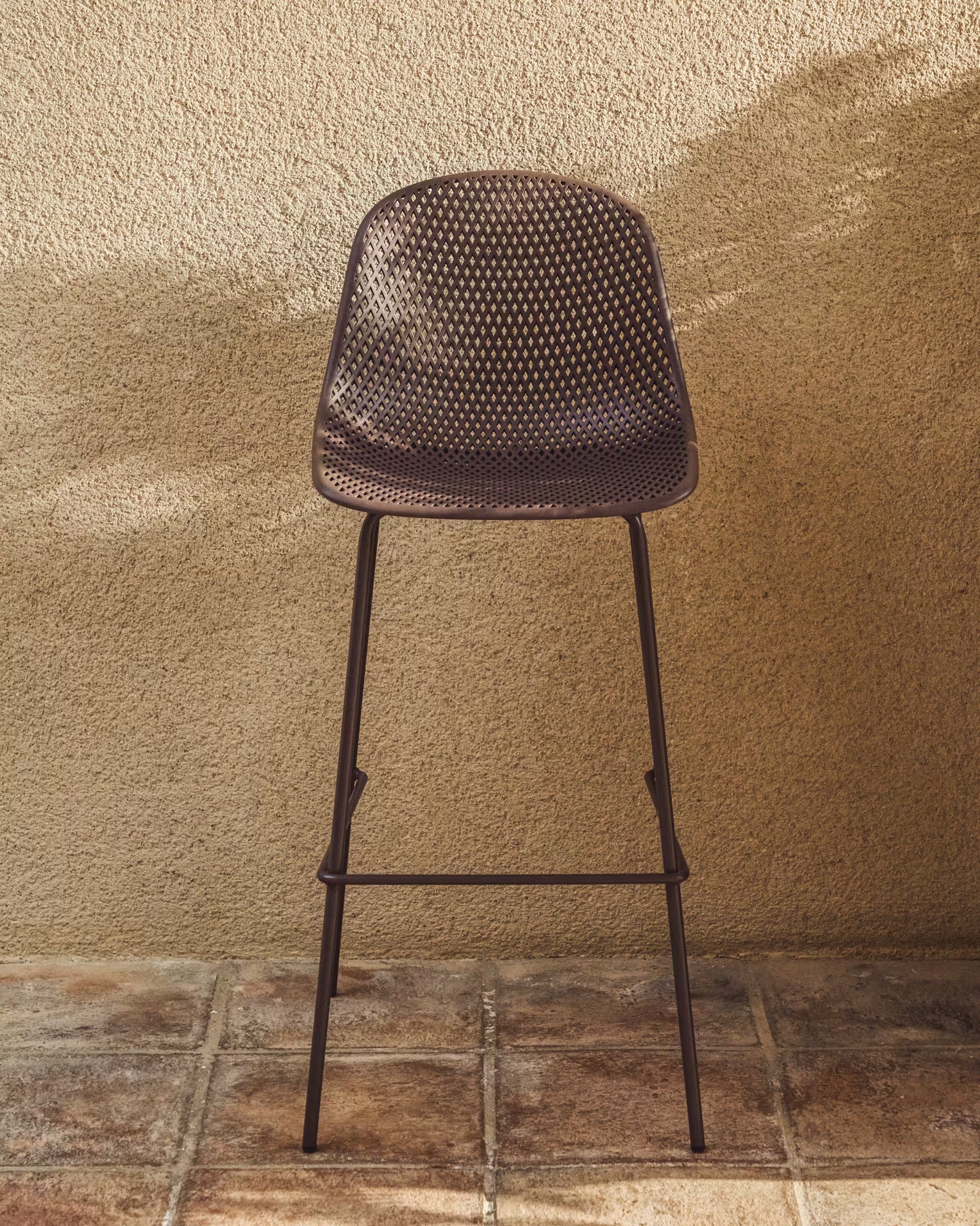 Kave Home Quinby barkruk H75 Bruin