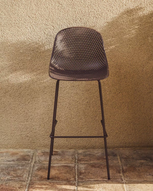 Kave Home Quinby barkruk H75 Bruin