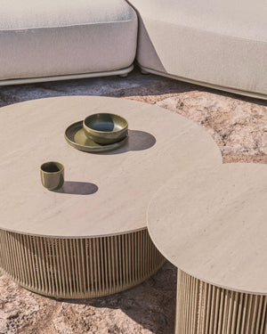 Kave Home Orosei salontafel Ø90 Ecru