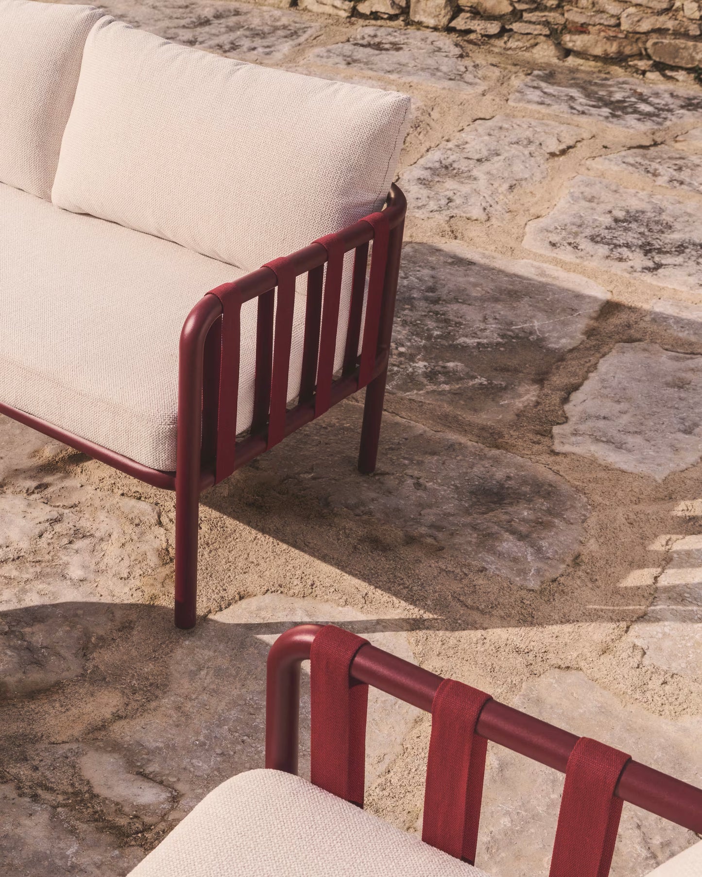Kave Home Omala loungeset Burgundy