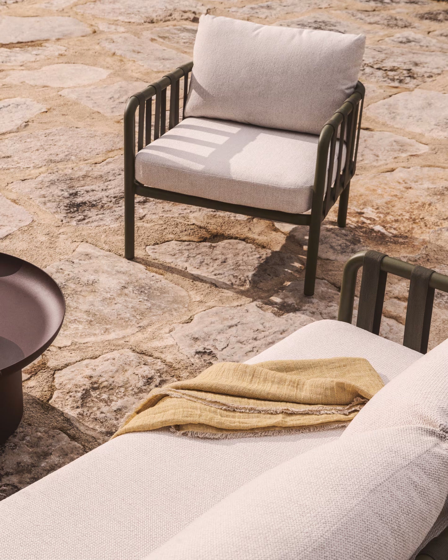 Kave Home Omala loungeset Groen