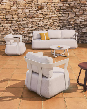Kave Home Tamaris 3-zits tuinbank Taupe