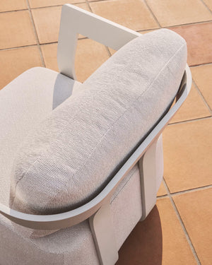 Kave Home Tamaris loungestoel Ecru