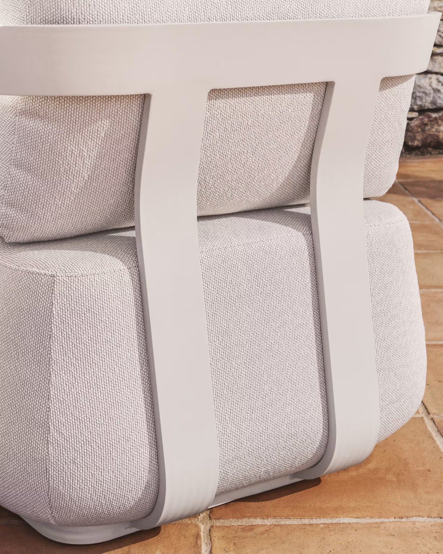 Kave Home Tamaris loungestoel Ecru