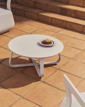 Kave Home Tamaris salontafel Ø80 cm Ecru