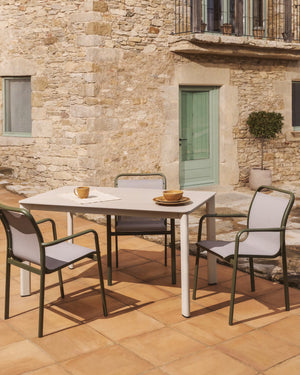 Kave Home Anafi tuintafel 180x90 cm Ecru